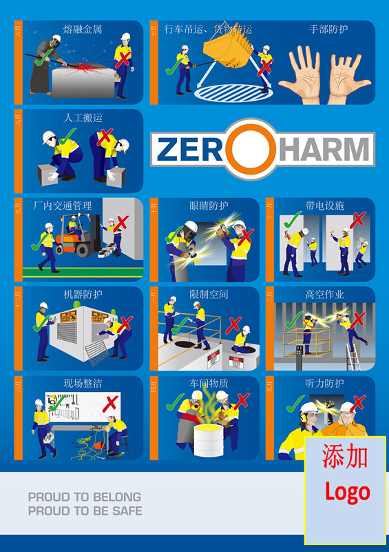 zeroharm 零伤害安全海报系列